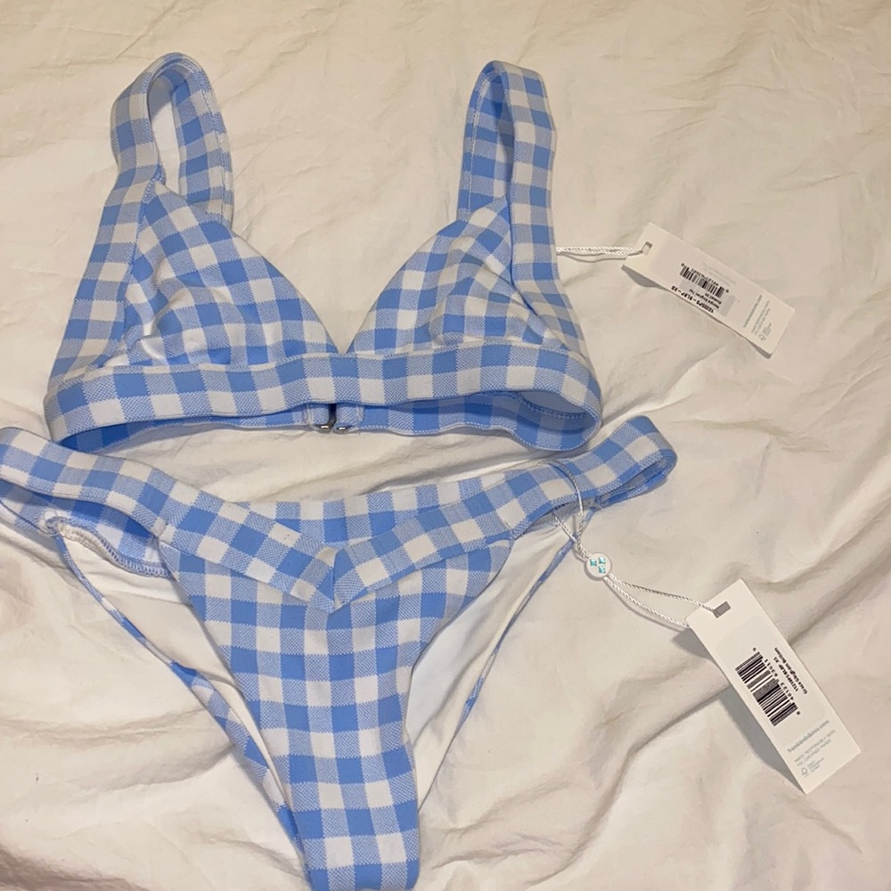 COPY - NWT Frankies Bikini gingham size XS